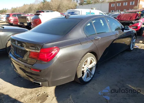 2014 BMW 750I xDrive из США, поврежденный, VIN WBAYB6C50ED224499